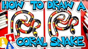 We got an awesome request how to draw a cartoon snake. How To Draw A Coral Snake Art For Kids Hub