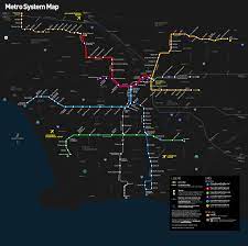 Los Angeles Metro Lines Map File:los Angeles County Metro Rail And Metro Liner Map.svg - Wikipedia