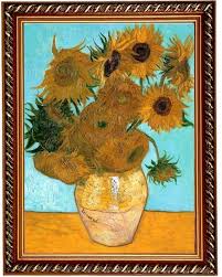 Van gogh painted four still lifes of sunflowers in paris in late summer 1887. China 21 X29 Vincent Van Gogh Sunflower Art Print With 100 Wood Frame Ready To Hang China Vincent Van Gogh And Sunflower Oil Painting Price
