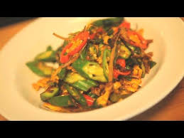 Kacang Bendi Ikan Bilis Dan Telur Vegetarian Food Yummy Food