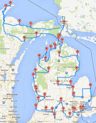 Tour Michigan Route Michigan Road Trip Road Trip Map Michigan Travel