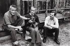 Paul-Émile Victor, Jacques-Yves Cousteau Maurice Herzog by Maurice Jarnoux 