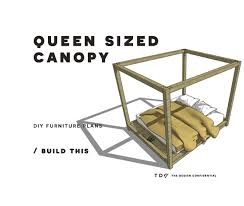 It's the sturdiest bed that i've ever put together. Free Diy Furniture Plans How To Build A Queen Sized Canopy Bed The Design Confidential
