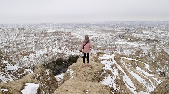 Weather shaped Badlands over millions of years resulting in other-worldy  landscape | Fox Weather