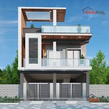 Indian house front balcony design bright side org. Nakshewala On Twitter Modern Double Storey House Front Elevation Elevation Modernart Design Designer Https T Co Cdbexftrbf Twitter