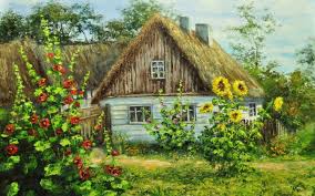 house summer flowers greenery painting paintings sunflower sunflowers flower wallpapers hd desktop and mobile backgrounds house summer flowers greenery