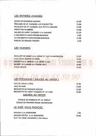 Restaurant Cote Mer Carte Et Menus