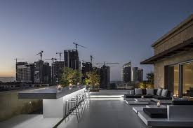 Miaskamla S Penthouse With Elevated Pool And Views Of Beirut Architecture Terrace Design Penthouse View