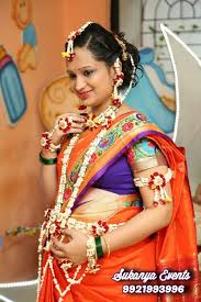 Welcome home baby and treat mom and dad with a unique and thoughtful gift from proflowers. Flower Jewellery For Dohale Jevan Baby Shower Haldi Mehendi Sukanya