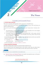 Download complete pdf guide / key book / solutions / solved exercises. Class 7 English Grammar Chapter 2 The Noun For Session 2021 2022