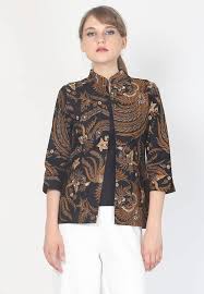 70 Desain Baju Batik Wanita Hijab Pakaian Kerja Baju Atasan Wanita Model Pakaian Baru