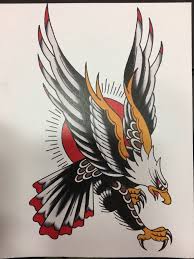 American Traditional Eagle Tattoo Black And Grey Cattatto Coupletatto Shouldertatto Snaketatto Tattoantebrazo Tattohombr Traditional Eagle Tattoo Traditional Tattoo Art American Traditional Tattoo