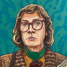 LADY LOG 24x24" — PJ McQUADELADY LOG 24x24"