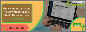 Quickbooks Online Banking Has Helped The Qb Desktop Users To Connect With Their Financial Institution This Results In U Chase Bank Bank Statement Quickbooks Online
