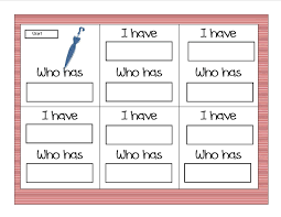 Curious Firsties I Have Who Has Template Firsties Teaching Math Math Centers