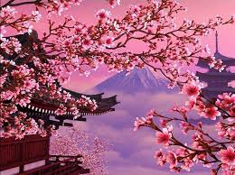 About this paintingsakura is the japanese name for the popular cherry blossom tree. Japanese Cherry Blossoms Diamond Painting All Diamond Painting