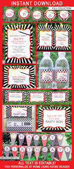 It's an easy diy (do it yourself) printable pdf design made by us. Magic Party Printables Invitations Decorations