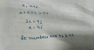 How many even integers n, where 100<n<200, are neither divisible by 7 nor by 9? Find Two Consecutive Even Numbers Whose Sum Is 94 Step By Step Explanation Please Brainly In
