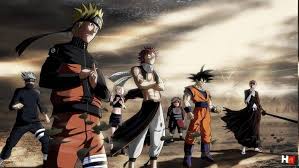 Now this crazy dream come true. Anime Heroes Bleach Kurosaki Ichigo Uzumaki Naruto Crossover Hatake Kakashi Akimichi Choji Yamanaka Ino Dragneel Natsu Naruto Shippuuden Dragon Ball Z Fairy Tail Wallpapers Hd Desktop And Mobile Backgrounds