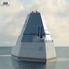 Cartoon model ddg zumwalt / uss zumwalt ddg 1000 destroyers 3d model. Uss Zumwalt 3d Model Ship On Hum3d