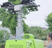 diesel Generator Light Tower Mobile Lighting Tower 10kva 9m 8m 7m Portable  Led diesel Light Tower