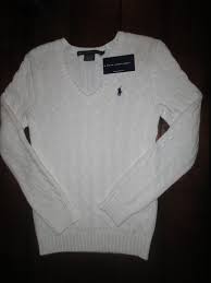 Black And White Polo Sweater Polo Ralph Lauren Women S Sweater Medium V Neck White Cable Knit New Polo Ralph Lauren Women Ralph Lauren Women Sweaters For Women