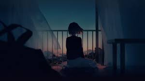 Wallpapers in ultra hd 4k 3840x2160, 1920x1080 high definition resolutions. White Curtains Girl Animated Character Digital Art Artwork Women Cityscape Balcony Short Hair Barefo Pemandangan Anime Gadis Animasi Pemandangan Khayalan