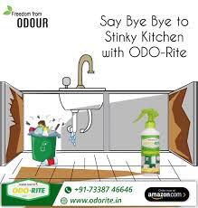 smell under your kitchen sink