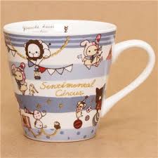 Light Blue Sentimental Circus Cup Rabbit Circus Animals Circus Animals Sentimental Mugs