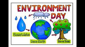 World environment day was first established in the year 1972 by the general assembly of the united nations. World Environment Day Drawing Poster Save Environment World Environment Day Drawing Competition Youtube