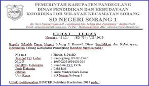 Surat Tugas Adalah Pengertian Fungsi Ciri Bagian Dan Contohnya
