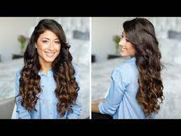 How To Curl Your Hair In 5 Minutes Youtube Curly Hair Styles Curls For Long Hair How To Curl Your Hair