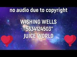 Последние твиты от roblox codes (@realrobloxcodes). Roblox Music Id Code For Juice Wrld Wishing Well Full Song Youtube