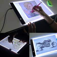 The huion a2 led light box is the biggest lightbox that huion makes, and is the perfect choice if you're looking to trace very large artworks. Tsv A4 A5 Ultra Thin Led Light Box Tracer W 3 Level Brightness Portable Led Artcraft Tracing Light Pad Light Box For 5d Diy Diamond Painting Artists Drawing Sketching Animation Streaming Walmart Com