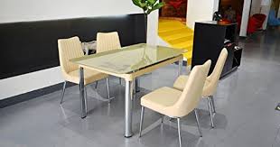 Bellona 5 Piece Extendable Dining Set Table Wf330 Cappuccino Glass Dining Room Sets Dining Room Furniture Dining Table Setting