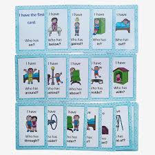 The study of prepositions english prepositions in front and behind preposition cartoon front and behind english activities prepositions cartoon preposition in preposition on beside position. Buy English Preposition I Have Who Has Game Card Early Education Card Montessori Materials Learning English Toys For Children Cicig