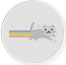 Maybe you would like to learn more about one of these? Rainbow Cat Cross Stitch Pattern Daily Cross Stitch