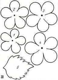 цветы из бумаги своими руками схемы шаблоны для детей Cvety Svoimi Rukami Besplatnye Trafarety Vykrojki Bumazhnye Shablony