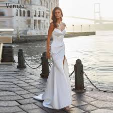 This applies to the image of the bride. Best Offers Short Long Wedding Dress With Removable Train List And Get Free Shipping A210