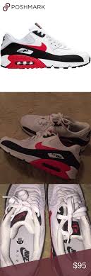 Nike Air Max 90 Red White Black Sneakers Nike Air Max 90 White Nike Air Max 90 Black Sneakers