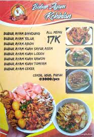 Ayam panggang pak no (sawahan) Selalu Diperbarui Menu Bubur Ayam Ququruyuuuk Tenggilis Mejoyo Surabaya
