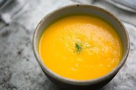 Carrot Ginger Soup 1 Tbsp Olive Oil 1 Medium Onion 6 Large Carrots 10g Root Ginger 1 Carrot Soup Recipes Carrot Ginger Soup Recipe Ginger Soup Recipe