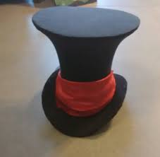 Please like my page on facebook: How To Build An Upcycled Mad Hatter Top Hat Feltmagnet