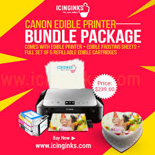 Buy Canon Edible Ink Printer Bundle Package Edible Image Printer For Cake Decoration Edible Printer Edible Ink Printer Edible Printing
