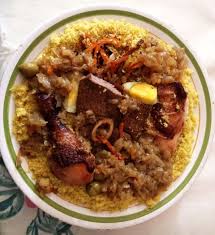 Moroccan Couscous With Senegalese Onion Meat Sauce Must Try This Couscous Marocain Sauce Oignon Viande A La Senegal African Food Senegalese Recipe Food