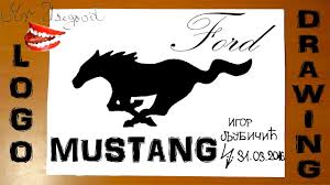 And we are talking about the legendary ford mustang. How To Draw A Horse Easy Ford Mustang Car Logo Wild Horse Mrusegoodart Youtube