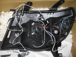 Mine came with a red and black wire for the halo lights. How To Install The Halo Led Projector Headlight Tacoma World