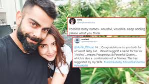 From Anuvira To Anushvi Fans Suggest Some Cute Names For Virat Kohli And Anushka Sharma S Baby Girl Bollywood Bubble In their paper dated october 13, class ninth students were asked the name of kohli's girlfriend! cute names for virat kohli and anushka