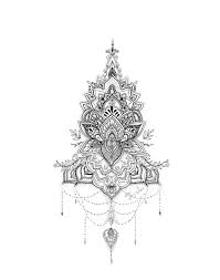 Creativework Lotus Mandala By Octavia Art Drawing Shop Online At Bluethumb Alice Pinset Lotus Mandala Tattoo Mandala Wrist Tattoo Mandala Tattoo Design