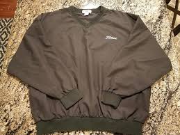 Titleist By Corbin Men S Pullover Golf Windshirt Sz L Black W Pockets White Logo Pullover Men Long Sleeve Tshirt Men Mens Outfits